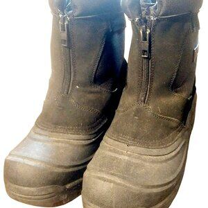 Ranger Mens Thermolite Insulated Winter Boots With Zipper Closure & Rugged Sole